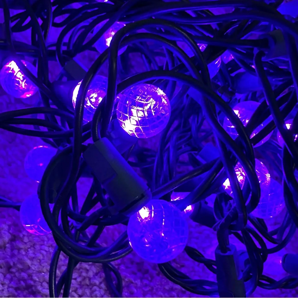 Indoor Purple String Lights